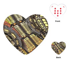 Render 3d Fractal Design Metal Playing Cards Single Design (heart) by Pakrebo