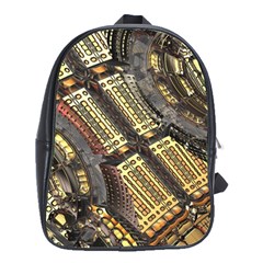 Render 3d Fractal Design Metal School Bag (large) by Pakrebo