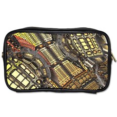 Render 3d Fractal Design Metal Toiletries Bag (one Side) by Pakrebo