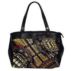 Render 3d Fractal Design Metal Oversize Office Handbag by Pakrebo