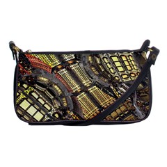 Render 3d Fractal Design Metal Shoulder Clutch Bag by Pakrebo