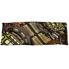 Render 3d Fractal Design Metal Body Pillow Case (dakimakura) by Pakrebo