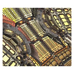 Render 3d Fractal Design Metal Double Sided Flano Blanket (small)  by Pakrebo