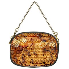 Bees Nature Animals Honeycomb Chain Purse (one Side) by Pakrebo