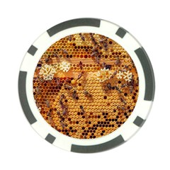 Bees Nature Animals Honeycomb Poker Chip Card Guard (10 Pack) by Pakrebo