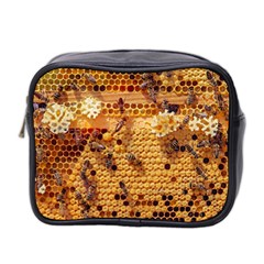 Bees Nature Animals Honeycomb Mini Toiletries Bag (two Sides) by Pakrebo