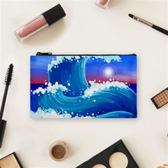 Japanese Wave Japanese Ocean Waves Cosmetic Bag (small) by Pakrebo