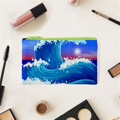 Japanese Wave Japanese Ocean Waves Cosmetic Bag (xs) by Pakrebo