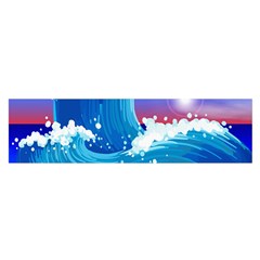 Japanese Wave Japanese Ocean Waves Satin Scarf (oblong) by Pakrebo