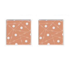 Background Non Seamless Pattern Abstract Cufflinks (square) by Pakrebo