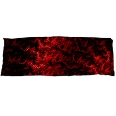 Red Abstract Fractal Background Body Pillow Case Dakimakura (two Sides) by Pakrebo