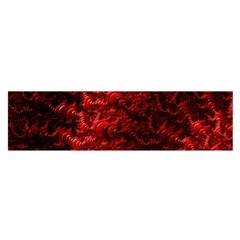 Red Abstract Fractal Background Satin Scarf (oblong) by Pakrebo