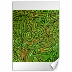 Background Abstract Green Seamless Canvas 20  X 30 