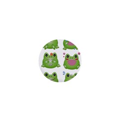 Kawaii Frog Rainy Season Japanese 1  Mini Magnets by Pakrebo