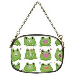 Kawaii Frog Rainy Season Japanese Chain Purse (one Side) by Pakrebo