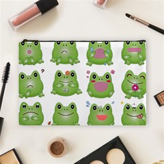 Kawaii Frog Rainy Season Japanese Cosmetic Bag (large) by Pakrebo