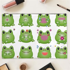 Kawaii Frog Rainy Season Japanese Cosmetic Bag (xxl) by Pakrebo