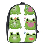 Kawaii Frog Rainy Season Japanese School Bag (XL) Front