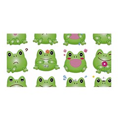 Kawaii Frog Rainy Season Japanese Satin Wrap by Pakrebo