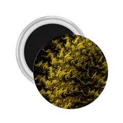 Rich Yellow Digital Abstract 2 25  Magnets by Pakrebo