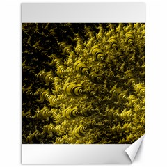 Rich Yellow Digital Abstract Canvas 18  X 24  by Pakrebo