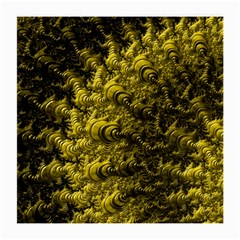 Rich Yellow Digital Abstract Medium Glasses Cloth by Pakrebo