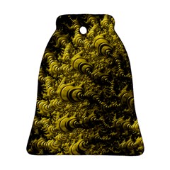 Rich Yellow Digital Abstract Ornament (bell) by Pakrebo