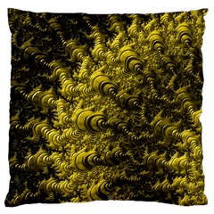 Rich Yellow Digital Abstract Standard Flano Cushion Case (two Sides) by Pakrebo