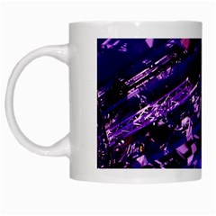 Light Violet Purple Technology White Mugs by Pakrebo