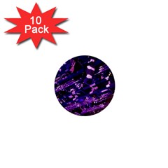 Light Violet Purple Technology 1  Mini Buttons (10 Pack)  by Pakrebo