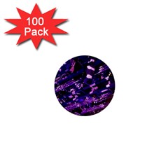 Light Violet Purple Technology 1  Mini Buttons (100 Pack)  by Pakrebo