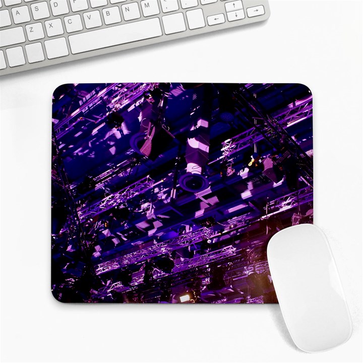 Light Violet Purple Technology Large Mousepads