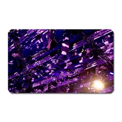 Light Violet Purple Technology Magnet (rectangular) by Pakrebo