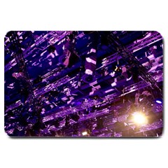 Light Violet Purple Technology Large Doormat  by Pakrebo