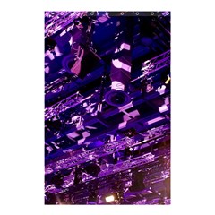 Light Violet Purple Technology Shower Curtain 48  X 72  (small)  by Pakrebo