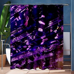 Light Violet Purple Technology Shower Curtain 60  X 72  (medium)  by Pakrebo