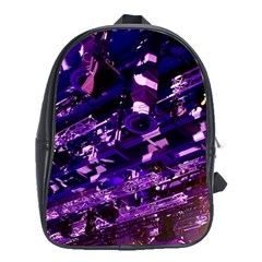 Light Violet Purple Technology School Bag (xl) by Pakrebo