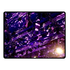 Light Violet Purple Technology Double Sided Fleece Blanket (small)  by Pakrebo