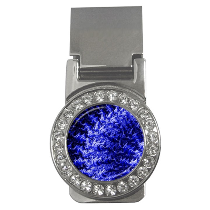 Rich Blue Digital Abstract Money Clips (CZ) 