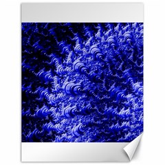 Rich Blue Digital Abstract Canvas 18  X 24  by Pakrebo