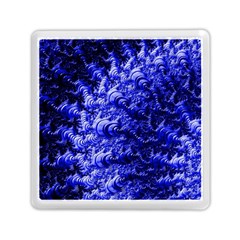 Rich Blue Digital Abstract Memory Card Reader (square) by Pakrebo