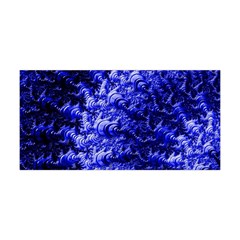 Rich Blue Digital Abstract Yoga Headband