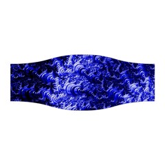 Rich Blue Digital Abstract Stretchable Headband