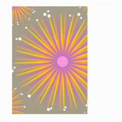 Background Floral Non Seamless Large Garden Flag (two Sides) by Pakrebo