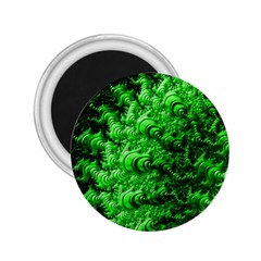 Green Abstract Fractal Background 2 25  Magnets by Pakrebo