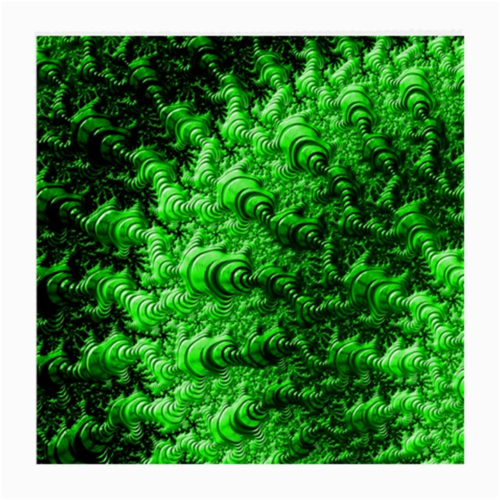 Green Abstract Fractal Background Medium Glasses Cloth