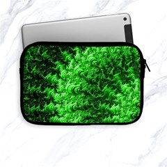 Green Abstract Fractal Background Apple Ipad Mini Zipper Cases by Pakrebo