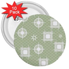 Background Non Seamless Pattern 3  Buttons (10 Pack)  by Pakrebo