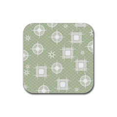 Background Non Seamless Pattern Rubber Coaster (square)  by Pakrebo