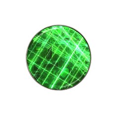 Futuristic Background Laser Green Hat Clip Ball Marker (4 pack)